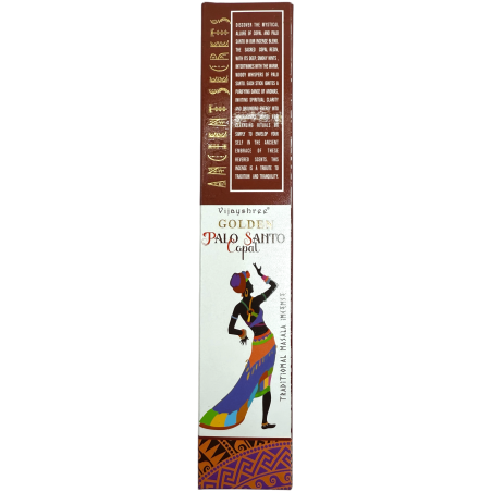 Tămâie Golden Copal și Palo Santo Golden Ancient Secrets Vijayshree - pachet de 15gr.