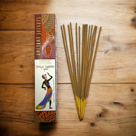Golden Copal and Palo Santo Golden Ancient Secrets Vijayshree Incense - 15gr pack.