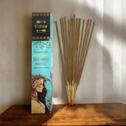 Palo Santo und Weihrauch Weihrauch Golden Fusion Vijayshree - 15gr Packung.