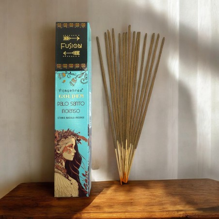 Palo Santo et Encens Encens Golden Fusion Vijayshree - Sachet de 15gr.