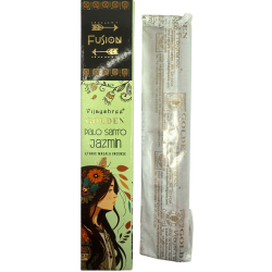 Palo Santo und Jasmin Räucherstäbchen Golden Fusion Vijayshree - 15gr Packung.