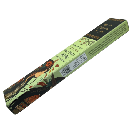 Palo Santo und Jasmin Räucherstäbchen Golden Fusion Vijayshree - 15gr Packung.