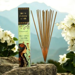 Palo Santo and Jasmine Incense Golden Fusion Vijayshree - 15gr pack.