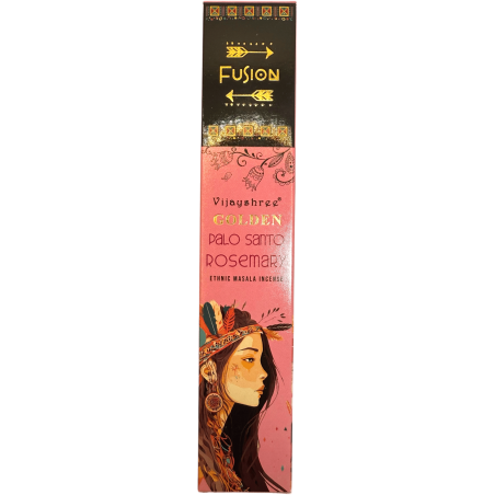 Encens Palo Santo et Romarin Golden Fusion Vijayshree - Sachet de 15gr.