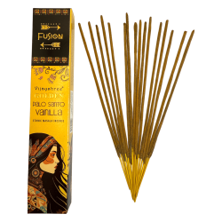 Incienso Palo Santo y Vainilla Golden Fusión Vijayshree - Cajetilla de 15gr.