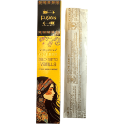 Encens Palo Santo et Vanille Golden Fusion Vijayshree - Sachet de 15gr.
