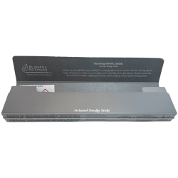 Organic White Sage Incense Blissful Botanics TULASI Natural Artisan - Cleansing Sage - 8 organic incense sticks