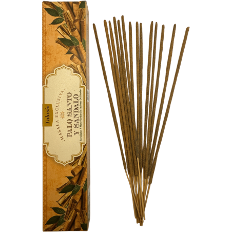 Tămâie Palo Santo și Lemn de Santal Exclusivă Malasa TULASI - 1 pachet de 15gr.