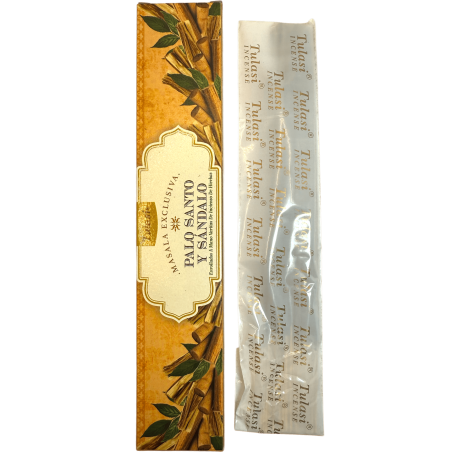 Tămâie Palo Santo și Lemn de Santal Exclusivă Malasa TULASI - 1 pachet de 15gr.