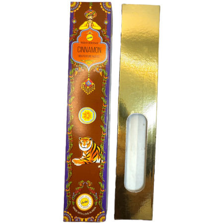 Encens à la cannelle SREE VANI Golden India - 1 paquet de 15gr.