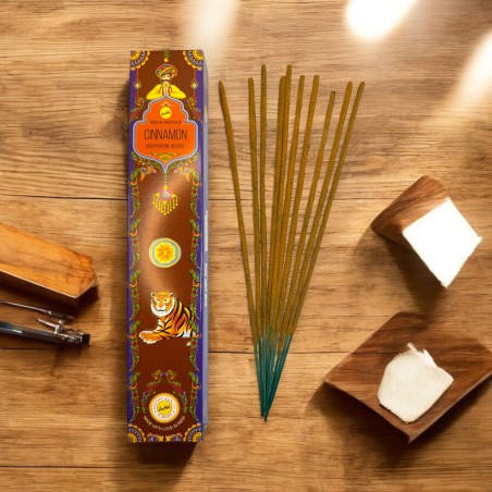 Encens à la cannelle SREE VANI Golden India - 1 paquet de 15gr.