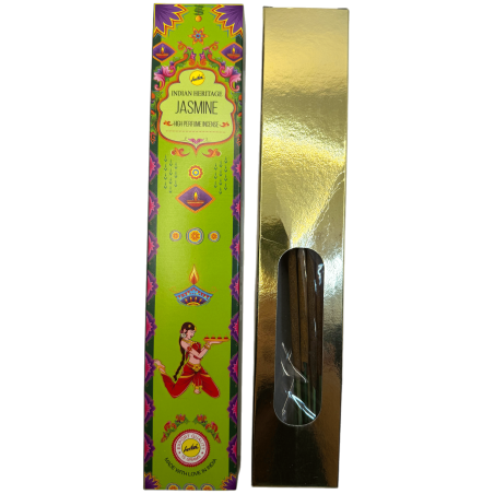 Incenso de Jasmim SREE VANI Golden India - 1 pacote de 15gr.