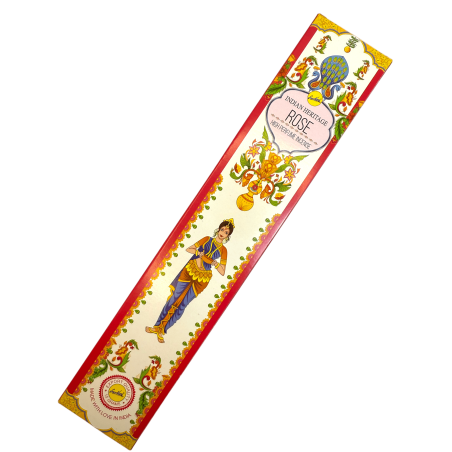 Golden India SREE VANI Rosen Räucherstäbchen - 1 Packung à 15gr.