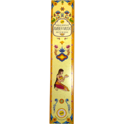 Incenso Ambrato Muschio SREE VANI Golden India - 1 confezione da 15gr.