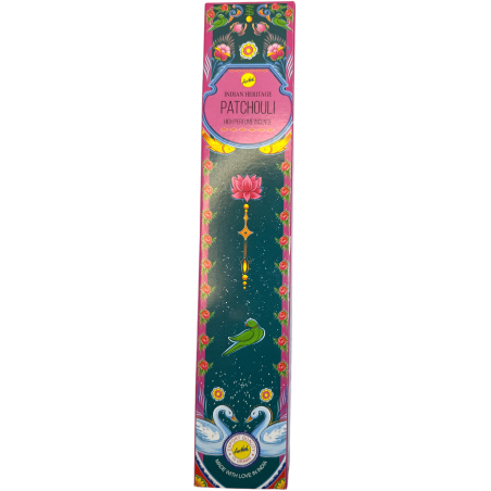 Patchouli Räucherstäbchen SREE VANI Golden India - 1 Packung à 15gr.