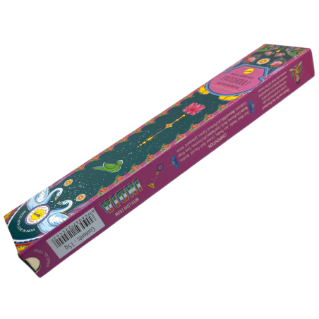 パチョリインセンス SREE VANI ゴールデンインド-15grの1パック。