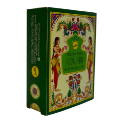 Conuri de tămâie Reflux Rue SREE VANI Golden India - Pachet de 10 conuri blackflow