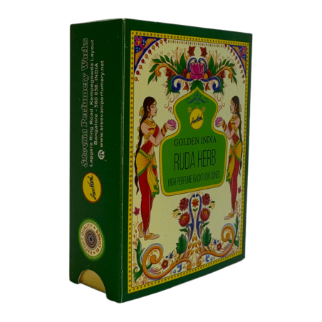 Cônes d’encens Reflux Rue SREE VANI Golden India - Lot de 10 cônes blackflow