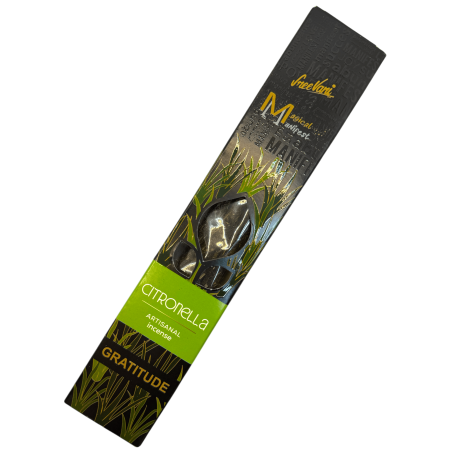 Citronella Incense Gratitude Manifest SREE VANI - Handmade Natural Incense - 4 thick bars Extra quality