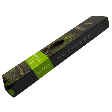 Citronella Tămâie Manifest SREE VANI - Tămâie naturală lucrată manual - 4 batoane groase Calitate suplimentară