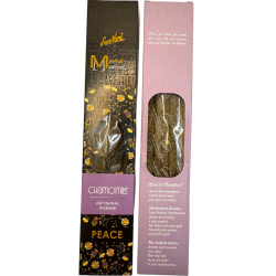 Incenso de Camomila Paz Manifest SREE VANI - Incenso Natural Feito à Mão - 4 barras grossas Qualidade extra