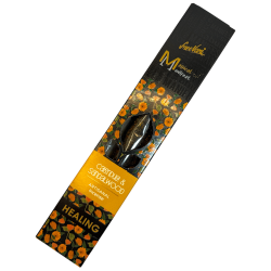 Calendula en Sandelhout Helende Wierook Manifest SREE VANI - Natuurlijke Biologische Ambachtelijke Wierook - 4 dikke kwaliteitsr