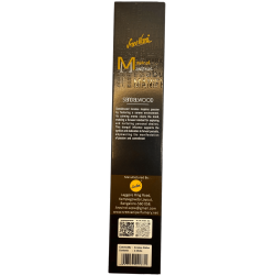 Sandelholz Räucherstäbchen Passion Manifest SREE VANI - Natürlicher Bio Räucherstäbchen - 4 dicke Stäbchen extra Qualität