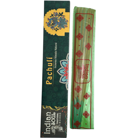 Encens Indian Soul Patchouli - Encens indien traditionnel - 15 grammes.