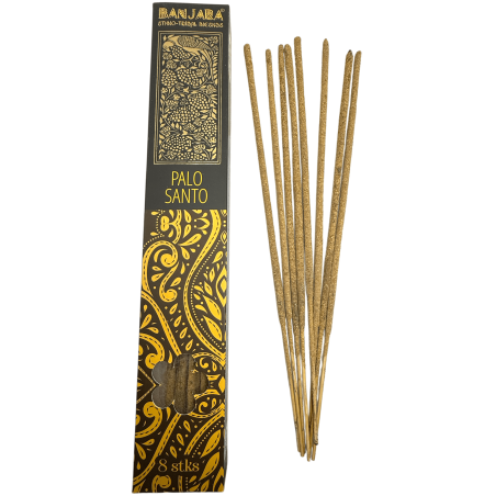 Incienso Palo Santo BANJARA Extra Largo Etnico Tribal - 8 varillas de inciensos masala naturales