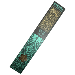 Encens Sauge Blanche BANJARA Extra Long Ethnique Tribal - 8 bâtonnets d’encens masala naturels