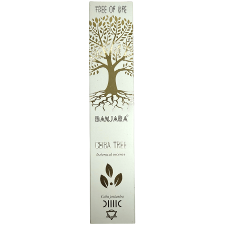 Incenso Ceiba Tree BANJARA Árvore da Vida Botânica - Caixa de 15gr. de Incenso Masala