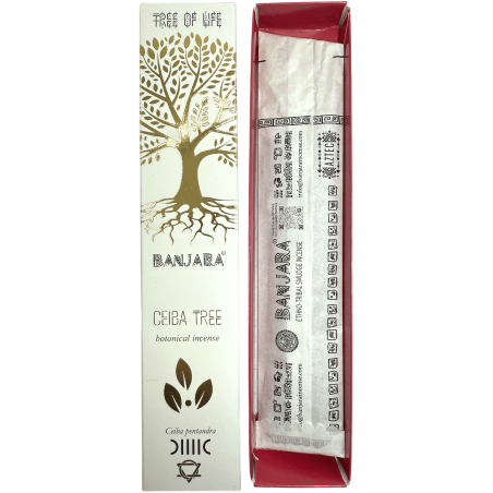 Ceiba Tree Rökelse BANJARA Tree of Life Botanical - 15gr. låda med Masala Rökelse