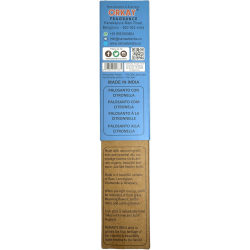 Incenso Natural Palo Santo e Citronela NAMASTE INDIA Inspirado na Terra - Caixa de 25gr de Incenso Orgânico