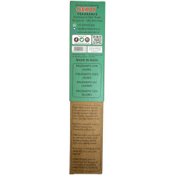 Naturlig Palo Santo och Laurel Rökelse NAMASTE INDIA Jordinspirerad - 25gr Låda med Ekologisk Rökelse