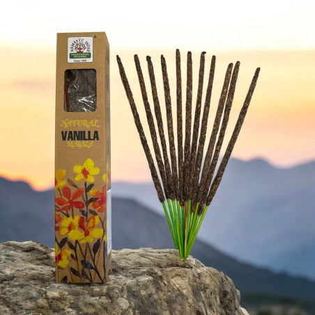 Inciens natural Vainilla Namaste India Natural Masala - 1 caixeta d'incís orgànic 30gr.