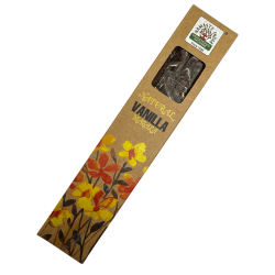 البخور الطبيعي الفانيليا ناماستي الهند ماسالا الطبيعية - 1 عبوة من البخور العضوي 30 غرام.