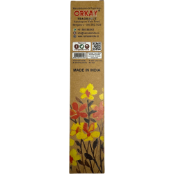 Incienso natural Vainilla Namaste India Natural Masala - 1 cajetilla de incienso orgánico 30gr.