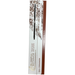 Incienso Orgánico Canela Blissful Botanics TULASI Artesano Natural - Canela Picante - 8 barritas incienso orgánicas