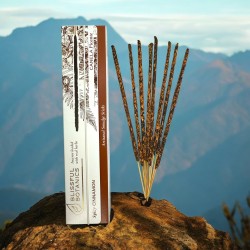 Blissful Botanics TULASI Artisan Natural Zimt Bio Räucherstäbchen - Würziger Zimt - 8 Bio Räucherstäbchen