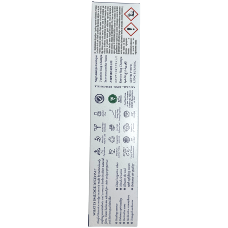 Organic Nag Champa Blissful Botanics TULASI Natural Artisan Incense - Exotic Nag Champa - 8 organic incense sticks