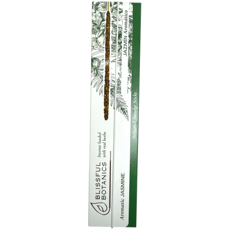 Bio Weihrauch Blissful Botanics TULASI Natural Artisan Jasmin - Aromatischer Jasmin - 8 Bio Räucherstäbchen