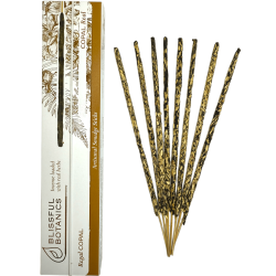 Ekologisk rökelse Copal Blissful Botanics TULASI Natural Artisan - Äkta Copal - 8 ekologiska rökelsebarer