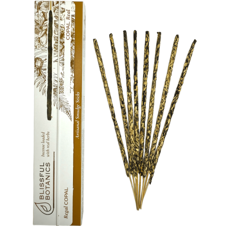 Bio Weihrauch Copal Blissful Botanics TULASI Natural Artisan - Real Copal - 8 Bio Räucherstäbchen