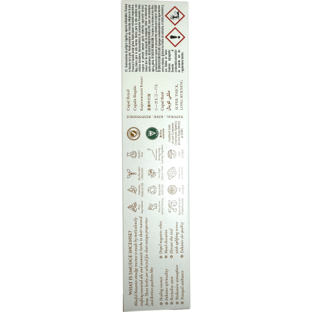 Bio Weihrauch Copal Blissful Botanics TULASI Natural Artisan - Real Copal - 8 Bio Räucherstäbchen