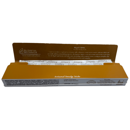 Bio Weihrauch Copal Blissful Botanics TULASI Natural Artisan - Real Copal - 8 Bio Räucherstäbchen