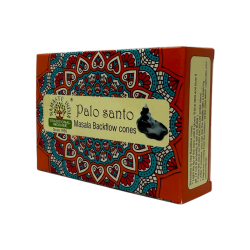 パロサント NAMASTE INDIA 還流コーン - 10 ブラックフロー香コーン