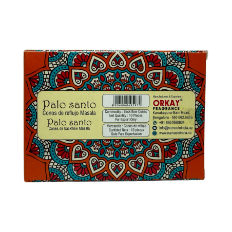 Cons de Reflux Pal Sant NAMASTE INDIA - 10 cons d'incís blackflow