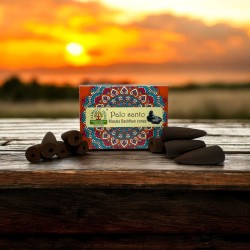 パロサント NAMASTE INDIA 還流コーン - 10 ブラックフロー香コーン