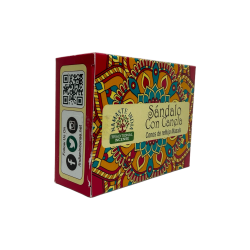 シナモン NAMASTE INDIA とサンダルウッド還流コーン - 10 blackflowインセンスコーン