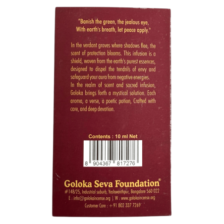 Aceite Fragancia Contra la Envidia GOLOKA Spiritual Infusions Against Envy 10ml.